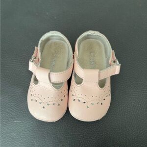 L'Amour Angel Baby Pink Mary Jane Dress Shoes for Kids
